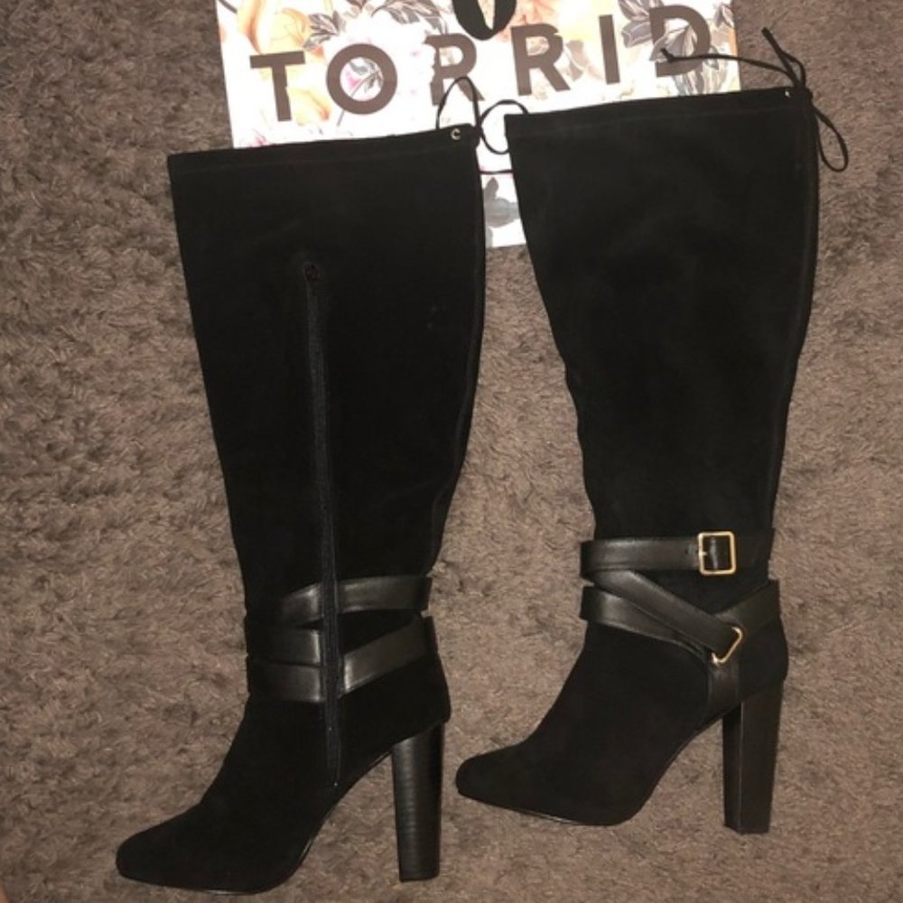 Torrid Suede Sexy Boots Size 9.5W
